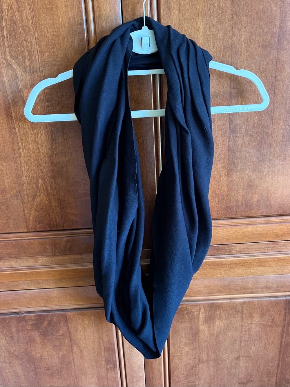 Black infinity scarf